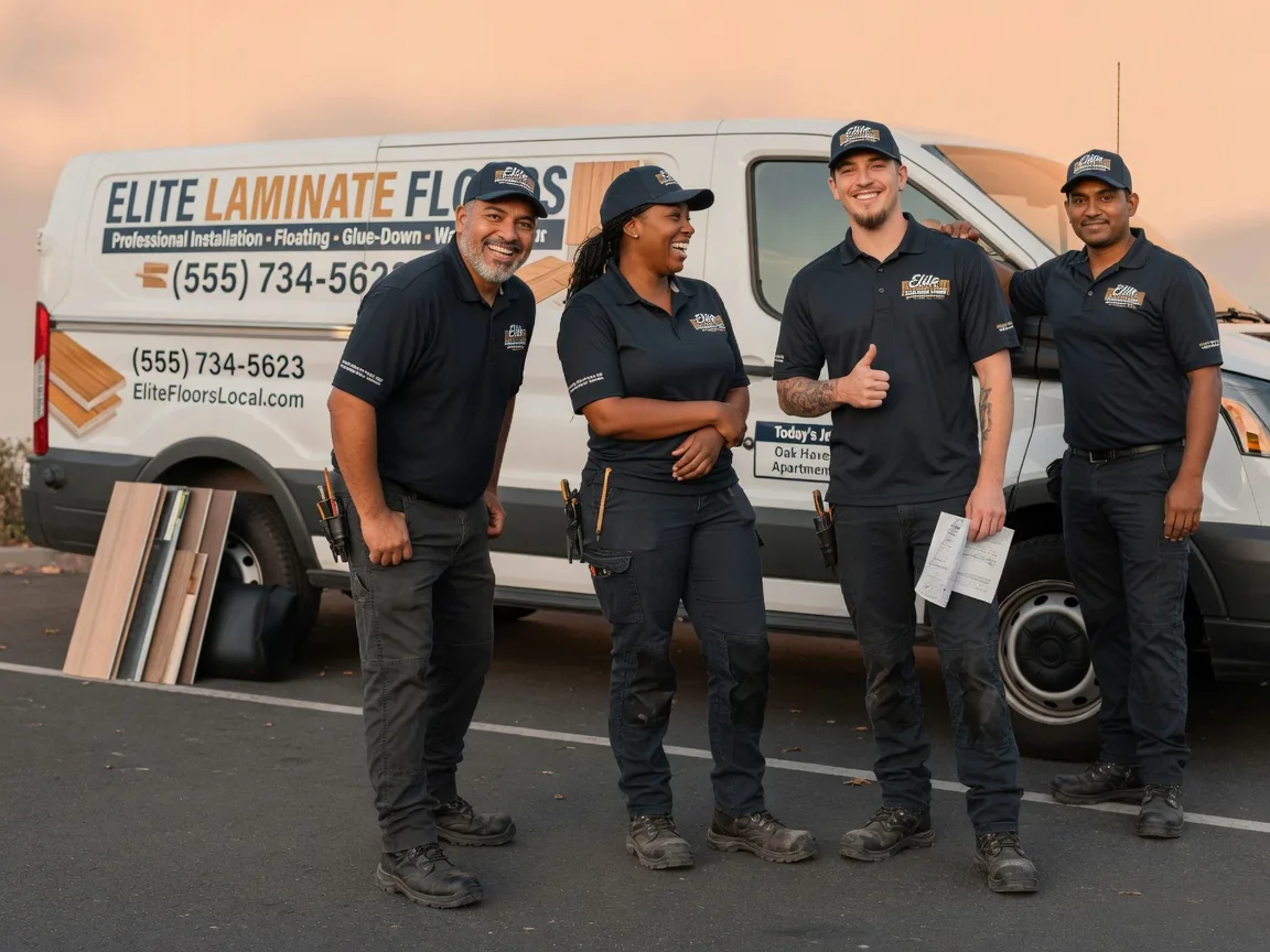 Laminate flooring installation company in Newhall, IA
